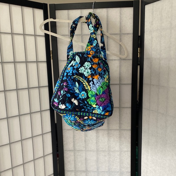 Vera Bradley Midnight Blues Travel Duffel Tote Bag - Picture 3 of 11